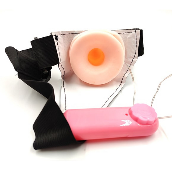 Hollow Strap-on Dildo With Vibrator