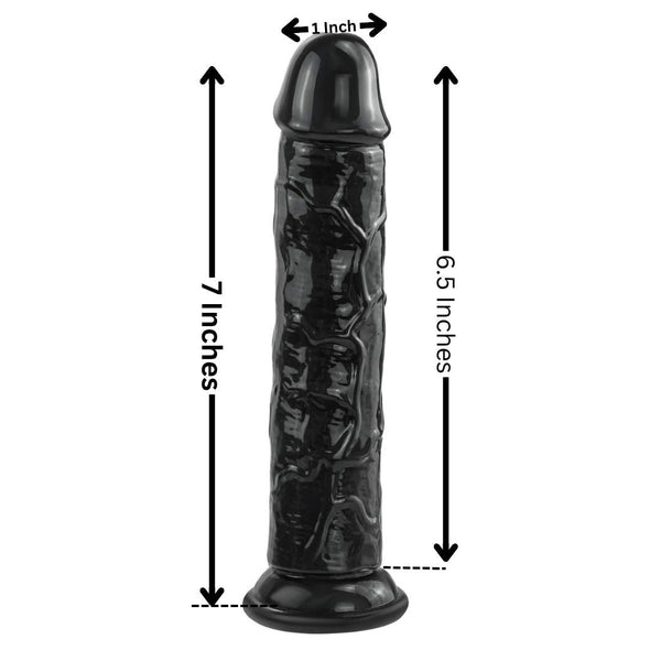7 Inch Black Dildo