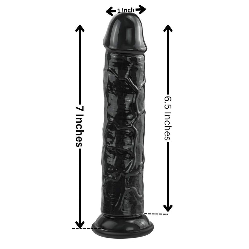 7 Inch Black Dildo