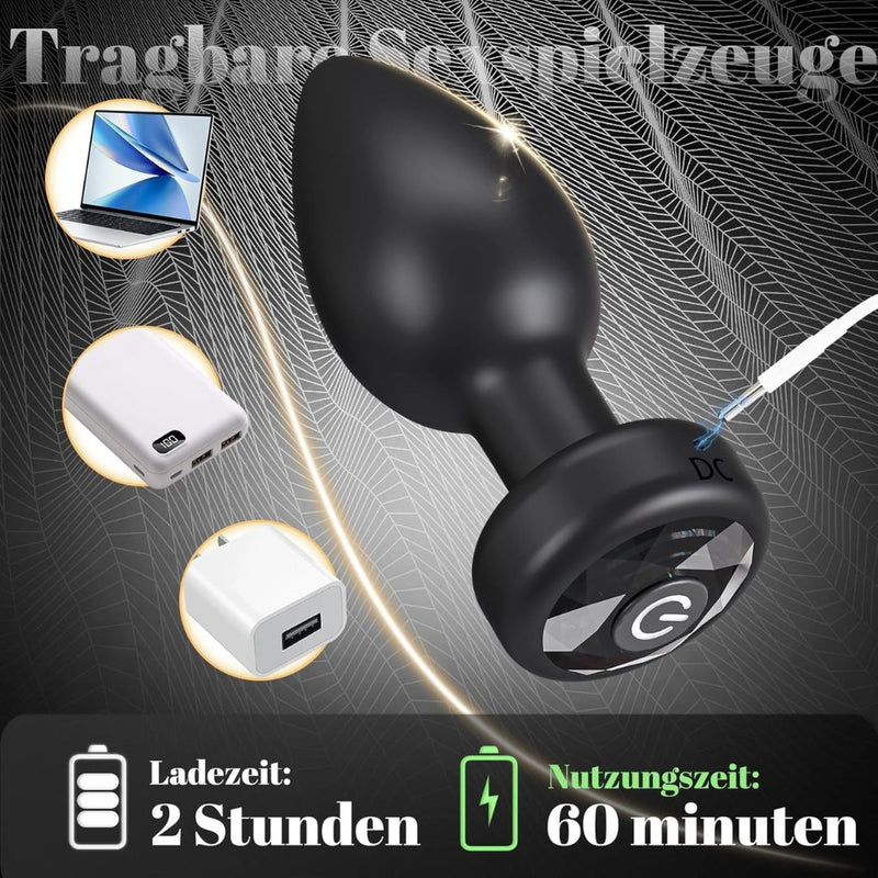 Mobile App Vibrating Anal Plug For Women and Men