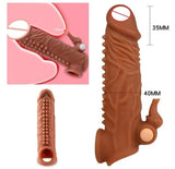 Studman 777 Vibrating Penis Sleeve with Testical Holder